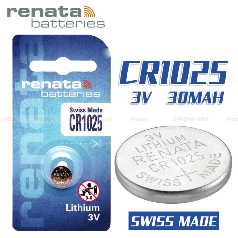 Pin Renata CR1025 3V chính hãng
