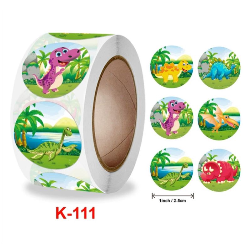 Cuộn 500 stickers khen thưởng - hình dán khen thưởng