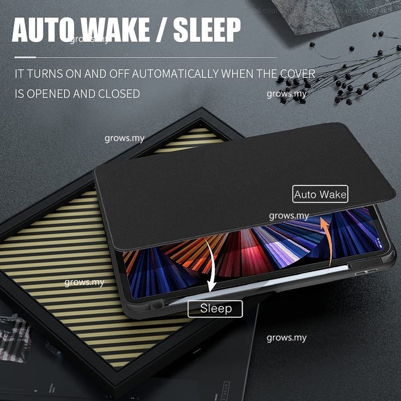 Ốp Máy Tính Bảng Có Ngăn Đựng Bút Chì Xoay 360 Độ Cho iPad Pro 11 M2 2022 Pro 12.9 Air 4 5 2020 10th Gen 10.9 10.2 7 / 8 / 9th Gen mini 6