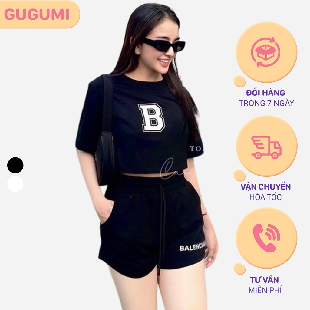 Đồ bộ nữ đùi lửng mặc ở nhà đi chơi dạo phố