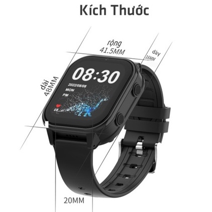 Đồng Hồ Định Vị Wonlex KT19  Video Call, FaceID, Điều Khiển Từ Xa, Dung Lượng Pin Khủng, Chống Nước