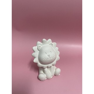 Tượng thạch cao mini 3D Sư Tử đáng yêu ( không kèm màu và cọ )