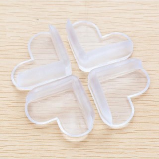 [Kho sỉ] Combo 4 bịt góc bàn silicon an toàn cho bé