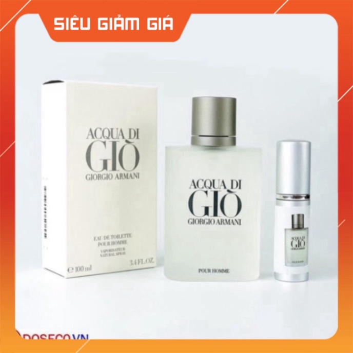 Nước Hoa Nam AQua Di Gio Trắng EDP 100ml lịch lãm, đàn ông Free Ship Free Ship