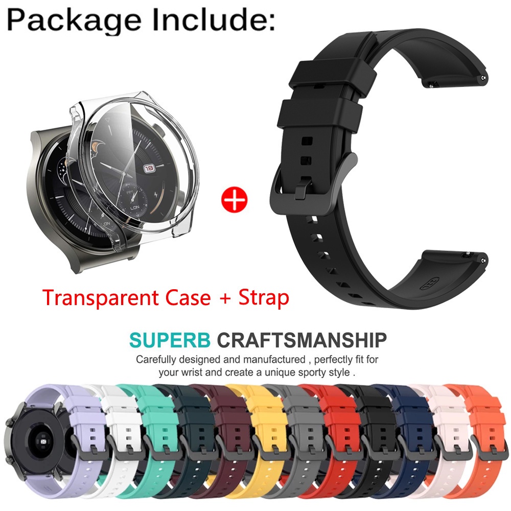 Dây Đeo Thay Thế Bằng Silicone Cho Đồng Hồ Huawei Watch GT 2 Pro / GT 2 46mm Ốp
