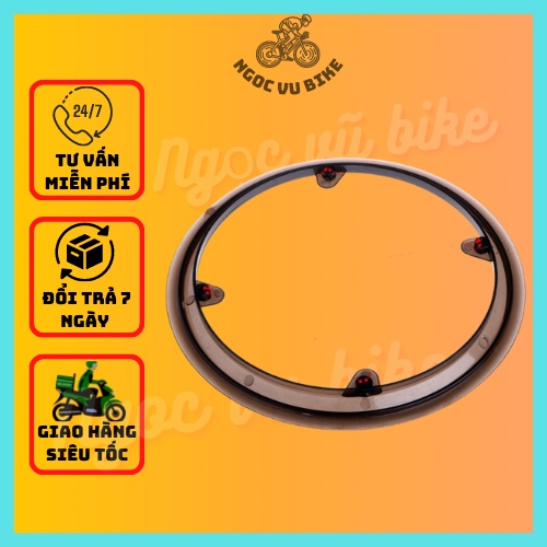 Che xích che đĩa xe đạp 42-46 răng màu nâu nhạt