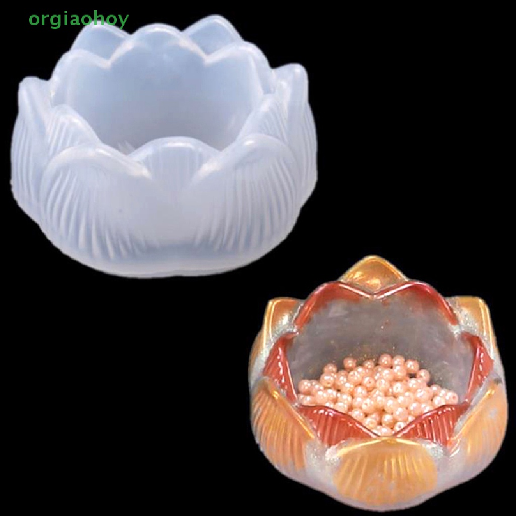 1 Khuôn Silicon Làm Gạt Tàn Thuốc Hình Hoa Sen DIY