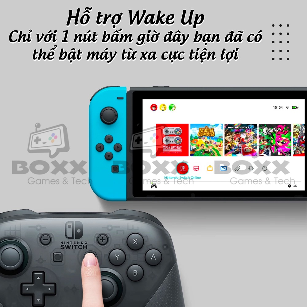 Tay cầm chơi game cho Nintendo Switch, Windows, Điện thoại hàng chính hãng