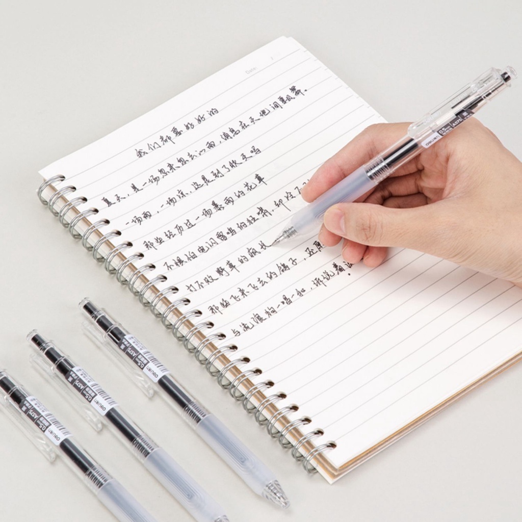 Bút Mực Đen Ngòi 0.5mm Có Thể Thu Gọn Tiện Dụng Cho Văn Phòng / Trường Học