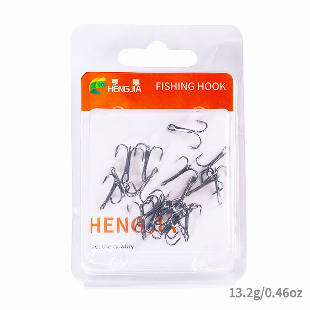 Set 20 Lưỡi Câu Cá Bằng Thép Carbon Cao Cấp Màu Đỏ / Đen # 2#/4#/6#/8#/10#