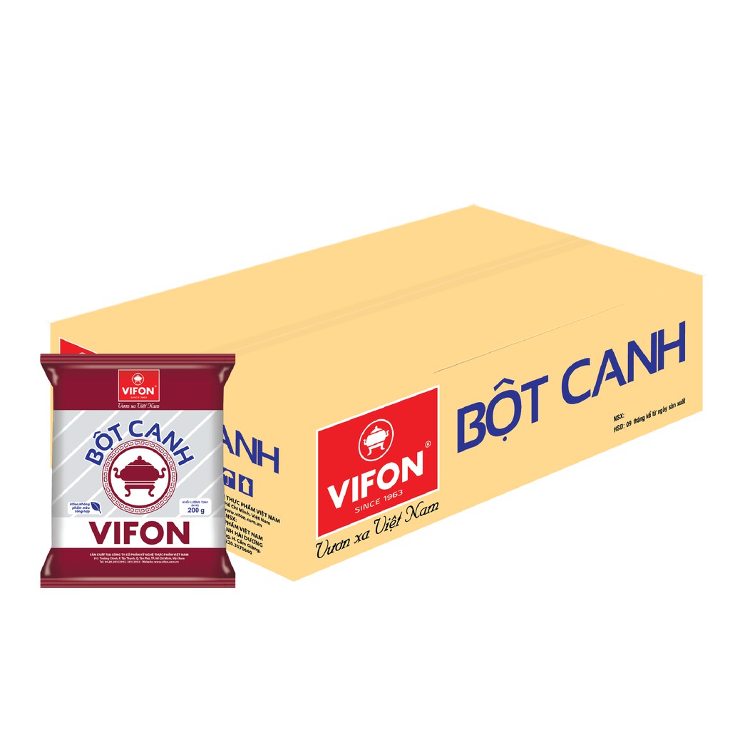 ( Thùng 40 gói) Bột canh truyền thống Vifon 200g
