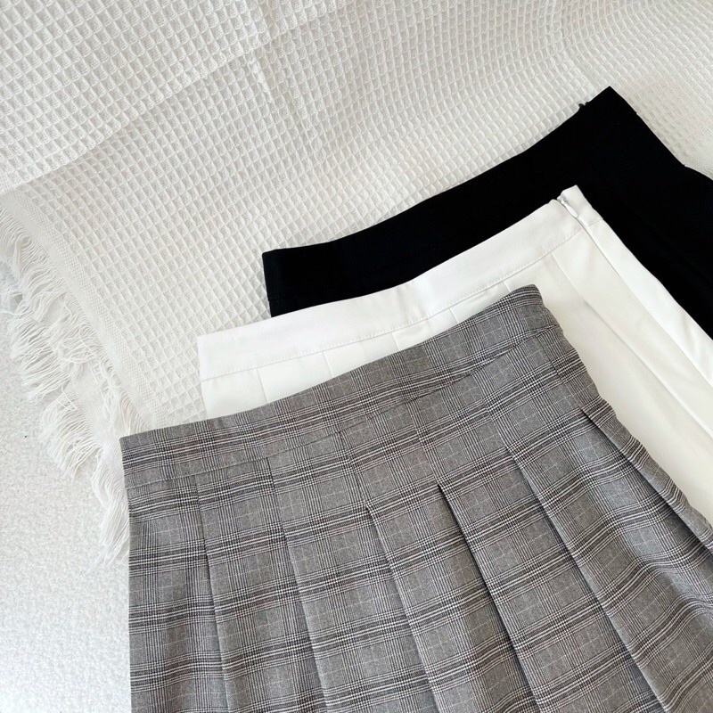 CHÂN VÁY XẾP LY - CHÂN VÁY TENNIS có lót quần của local brand Mì, Mifworkshop (NEW TAG)