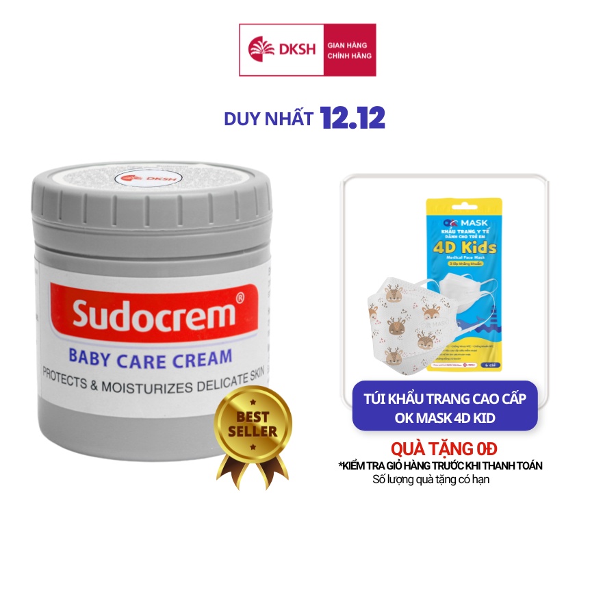 Kem chống hăm tã em bé Sudocrem hộp 60g