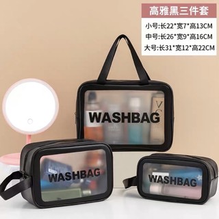 Set 3 túi đựng mỹ phẩm, đồ trang điểm du lịch