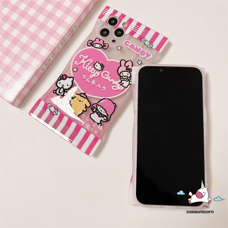 Ốp Điện Thoại Dẻo Họa Tiết Hello Kitty Cho iPhone 7plus 11 12 13 14 Pro Max XR 8 7 6 6s 14 Plus X Xs Max SE 2020