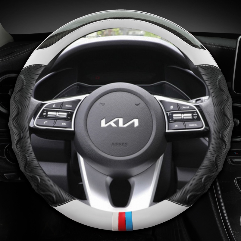 Bao Da Bọc Vô Lăng Xe Hơi 38cm 15 "Cho Kia Ceed Sportage Picanto Cerato Seltos Soul Rio 3 4 5 K3 K5 2022 KX3 KX5 2022