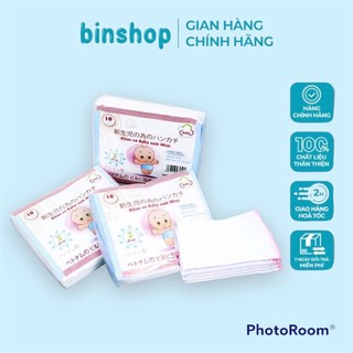 Khăn sữa kiba 2 lớp siêu thấm, khăn sữa baby xuất nhật 2 lớp mềm mịn