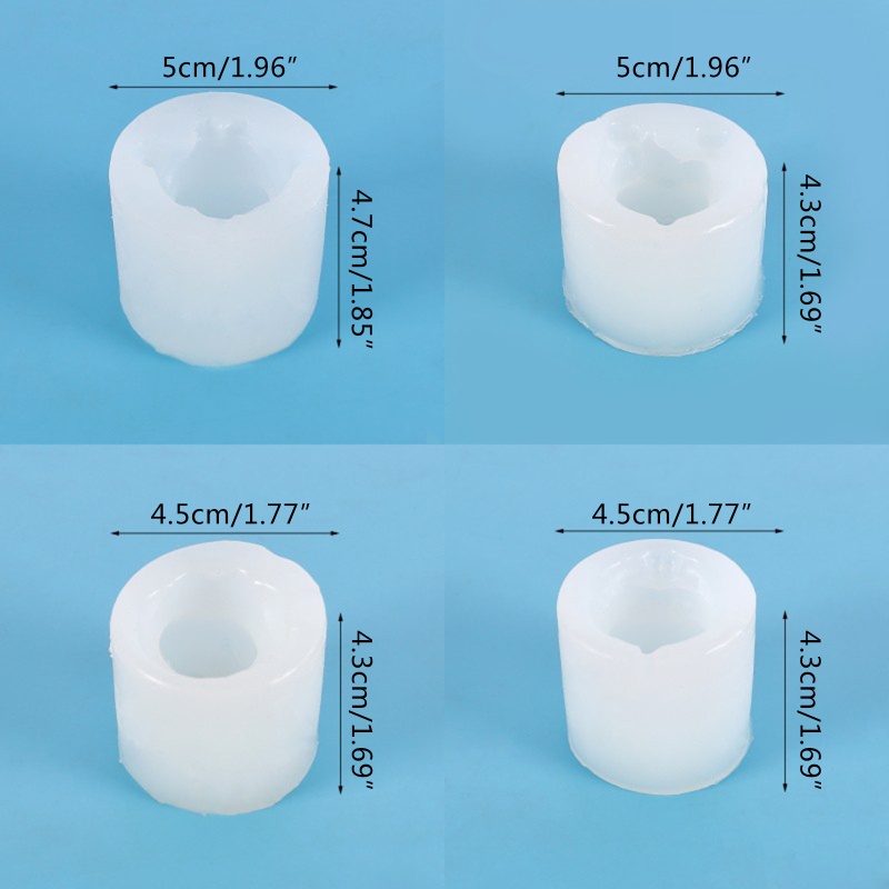 Khuôn Silicone Tạo Hình Làm Xà Phòng Hình Dạng 3D DIY