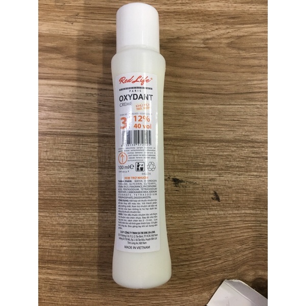 oxy trợ nhuộm redlife 100ml