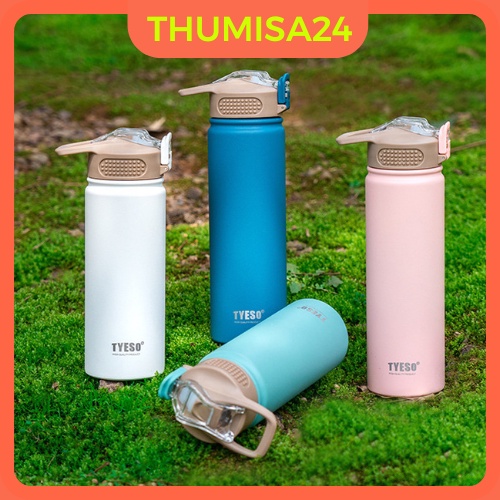Bình giữ nhiệt TYESO thể tích 750ml giữ nhiệt nóng lanh inox 304 cao cấp