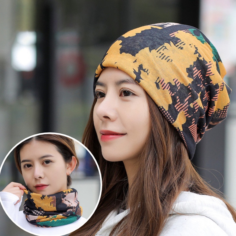 1 Khăn Turban Trùm Đầu Co Giãn Nhiều Màu Sắc Cho Nữ