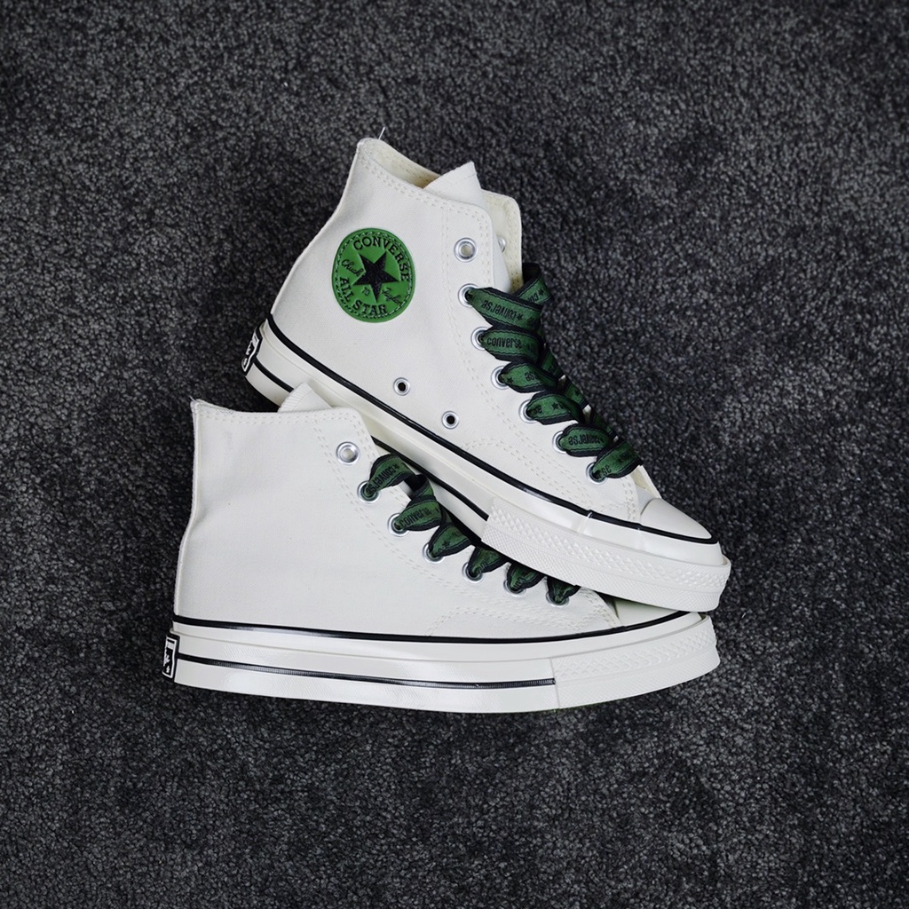 Giày Thể Thao Converse Chuck 1970s All Star milk Màu Trắng Sữa Phối Ren Phong Cách retro Cho Nam Và Nữ-B42