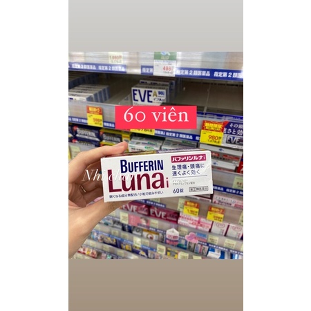 Viên uống hỗ trợ giảm đau vào ngày dâu rụng Buferin Lunai