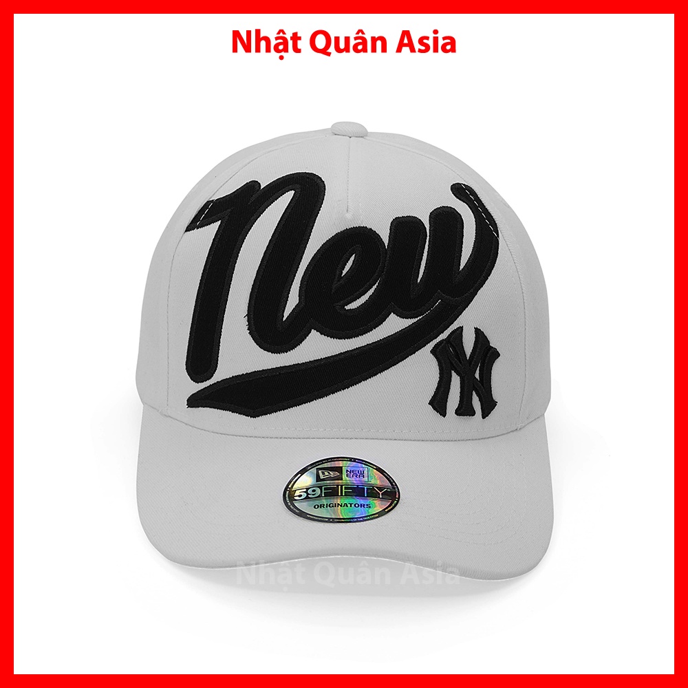 Nón lưỡi trai MLB NY chữ nổi New York bít đuôi cao cấp - Nhật Quân Asia nhatquanasia capman