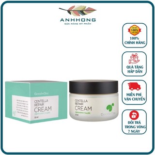 Kem Dưỡng Rau Má Goodndoc Centella Repair Cream Dưỡng Ẩm Phục Hồi Da