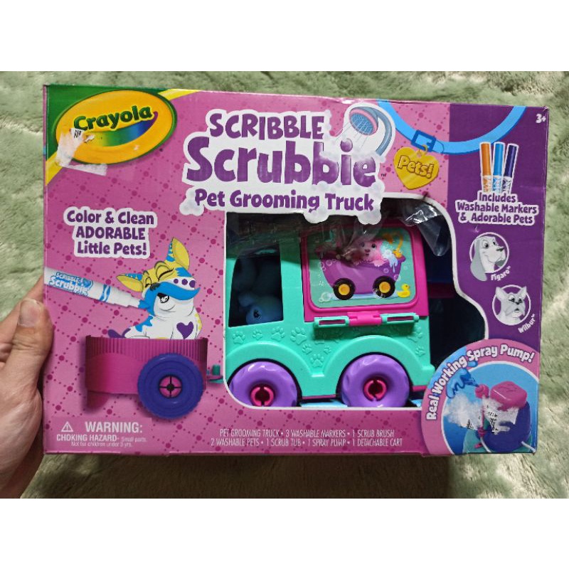 Bộ Crayola scribble scrubbie pet grooming truck