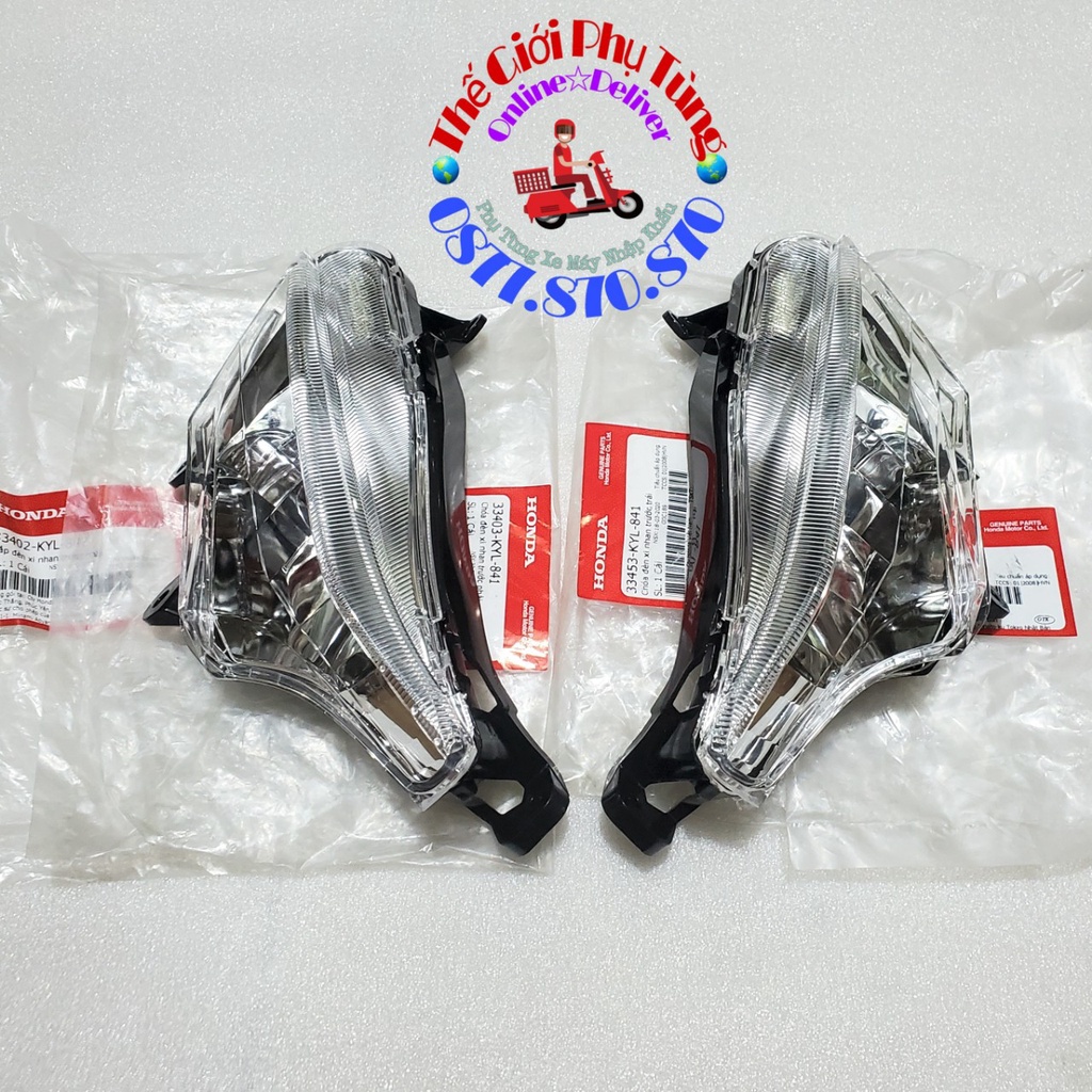 Bộ Đế, nắp chụp xi nhan trước Future X Zin Honda Việt Nam