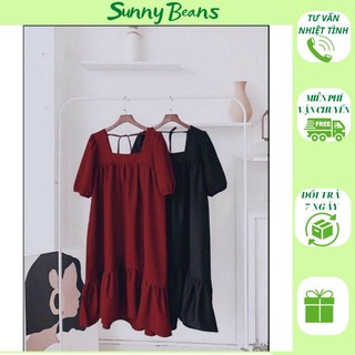 Đầm đuôi cá cổ vuông dáng xinh