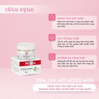 Kem làm thon gọn mặt tạo cằm chữ V - Vline Mizzu, Nâng Cơ Mặt Xóa Nọng Định Hình Khuôn Mặt Cằm VLine