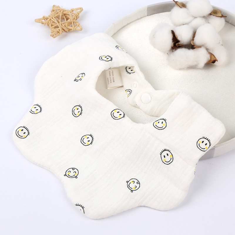 Yếm Ăn Cotton 9 Màu Xinh Xắn Cho Bé 0-2 Tuổi