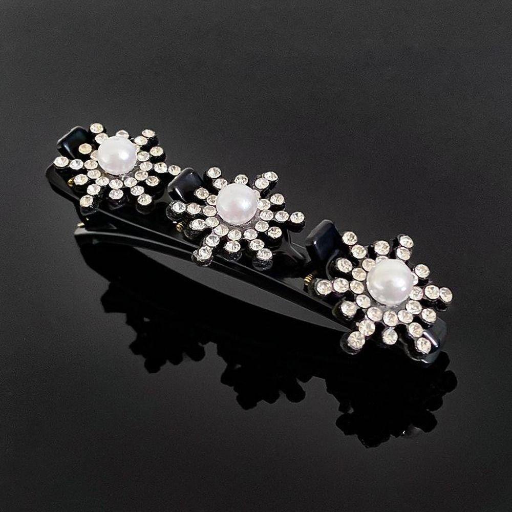 Kẹp Tóc Răng Hoa Tuyết Ngọt Ngào Cho Bé Gái|Kẹp Xoắn Ốc Hàn Quốc|Kẹp Tóc Đính Đá Thời Trang Cho Nữ