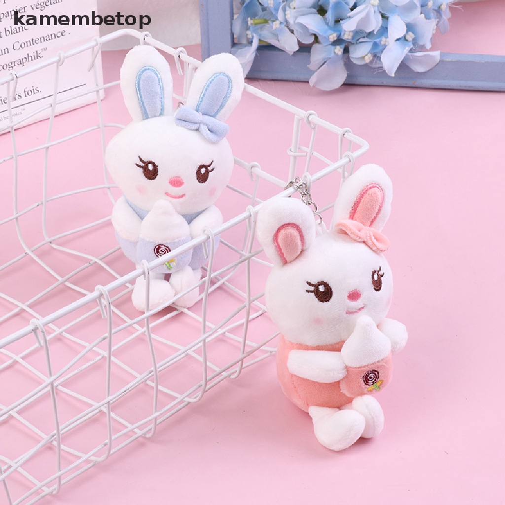 Móc Khóa Hình Bình Sữa Nhồi Bông 12cm Dễ Thương