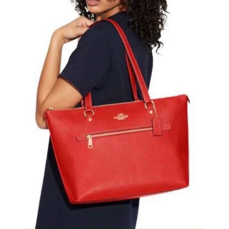 Túi xách nữ dáng tote Coach size to bự, vừa A4, laptop