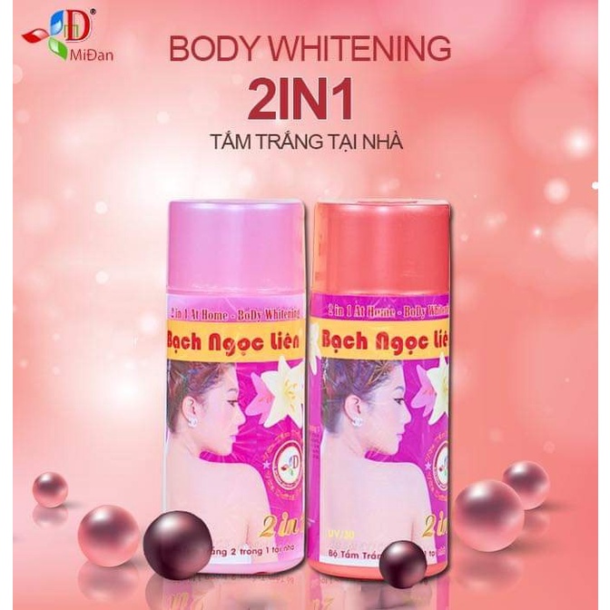 Bộ Tắm Trắng Body Bạch Ngọc Liên 2in1