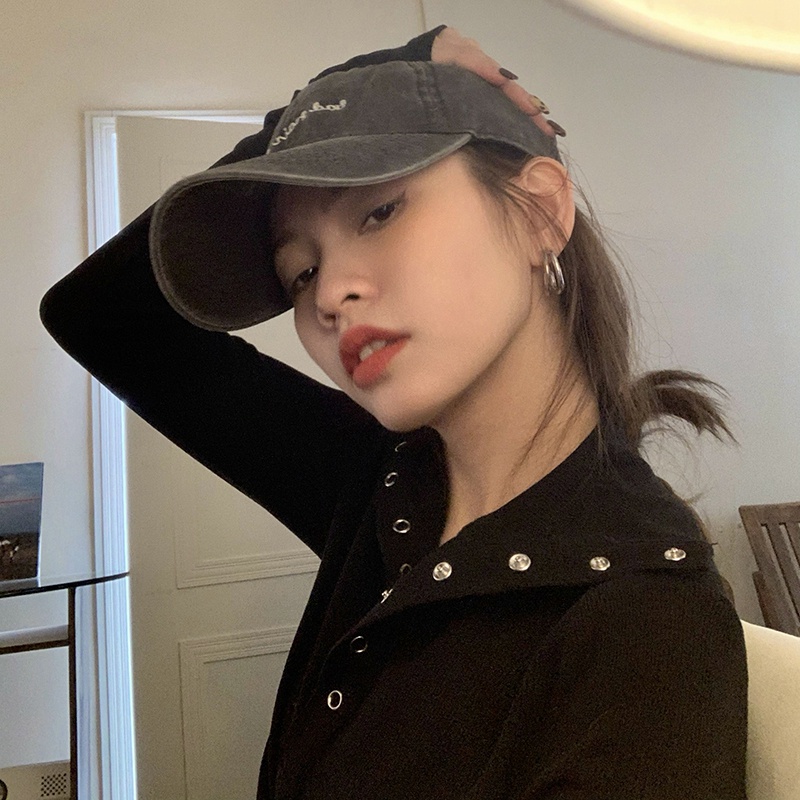 NRVP Áo kiểu nữ dài tay cổ cao phong cách Hàn Quốc