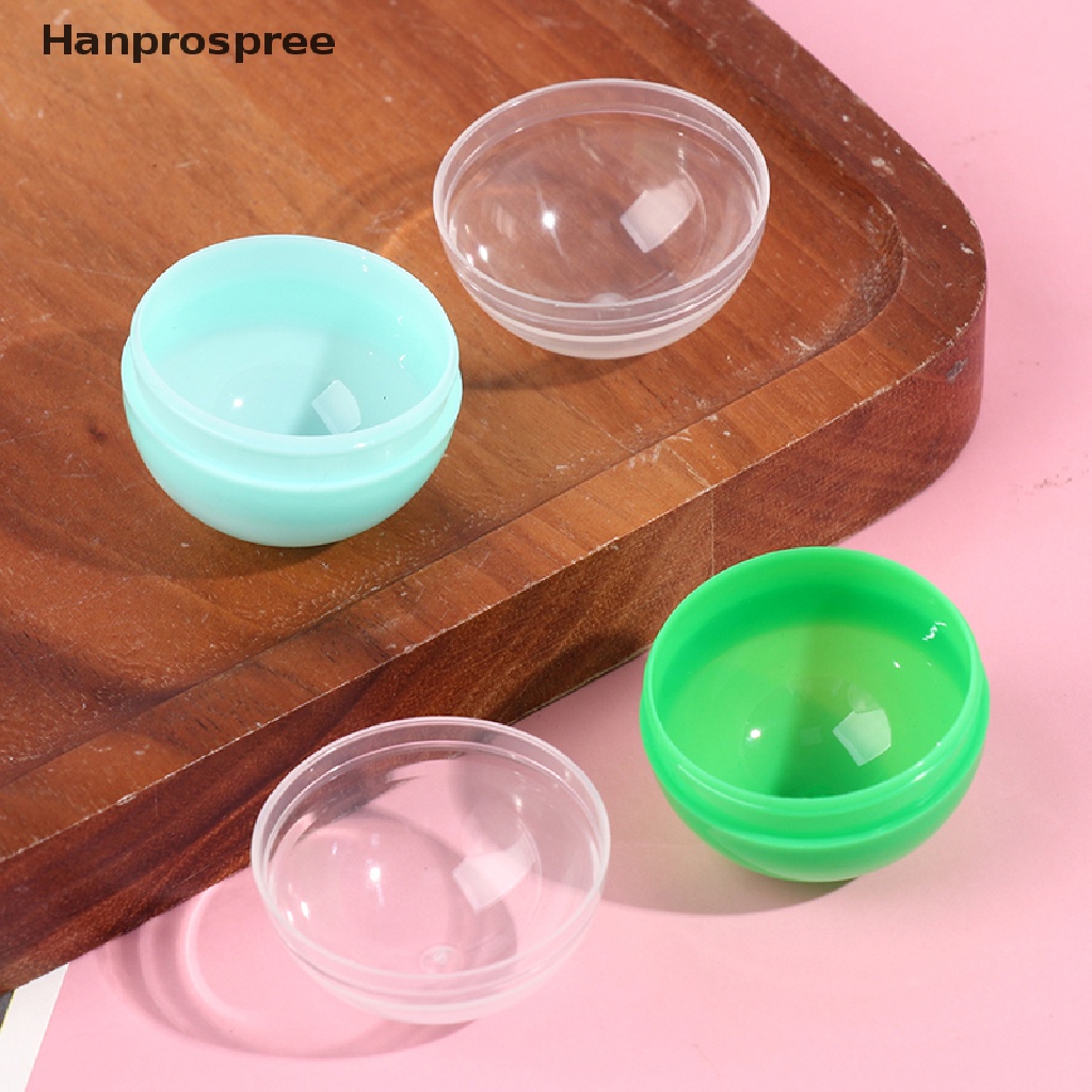 Bộ 100 Viên Nang Nhựa Rỗng Nửa Màu Sắc Dùng Làm Đồ Chơi Cho Bé