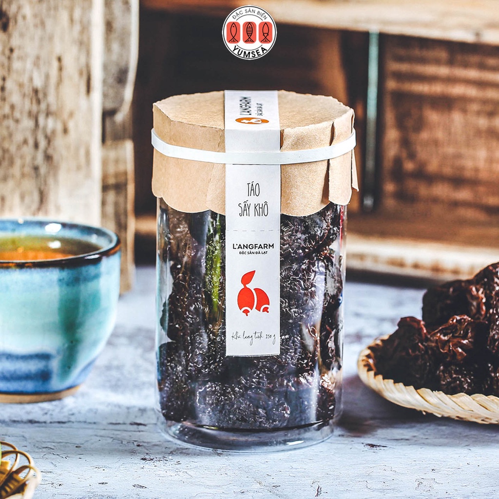 Táo sấy khô L'angfarm, 250g, hũ, mẫu tobita