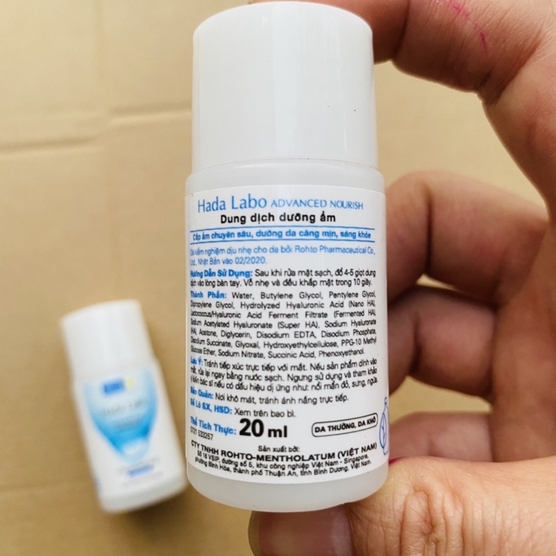 Dung dịch dưỡng ẩm Hada labo 20ml