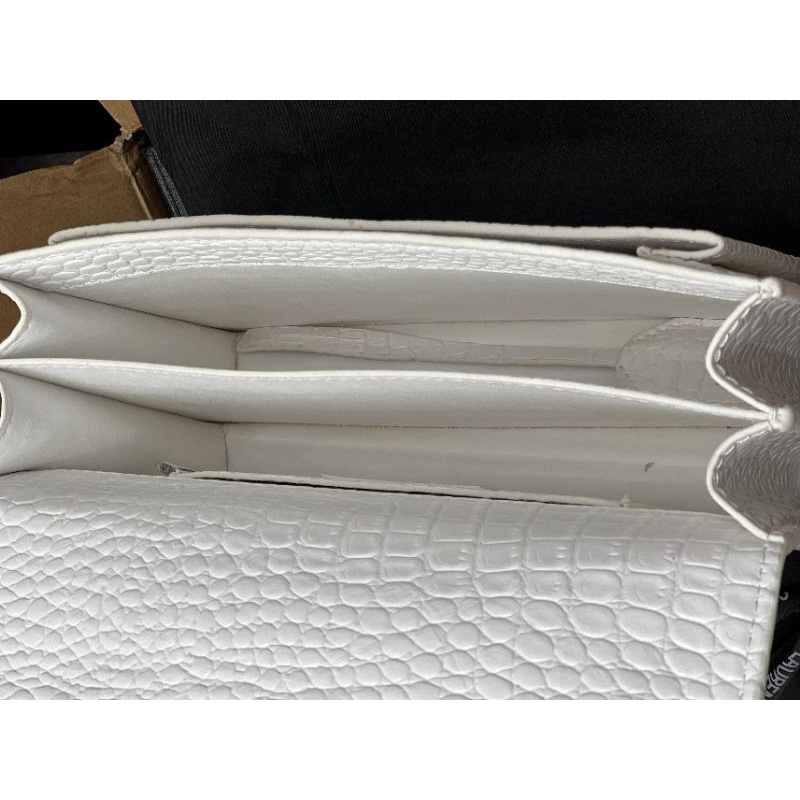 Túi xách nữ Y.Sunset vân cá sấu sz22cm(đen&amp;trắng) chuẩn đẹp fullbox hịn