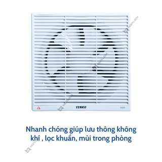 Quạt Hút Tường Thông Gió Senko (H150) [Hàng chính hãng]