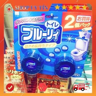 Set 2 viên thả bồn cầu hương cam