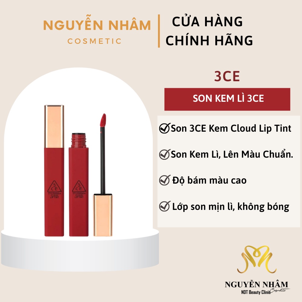 Son 3CE CLOUD LIP TINT Hàn Quốc