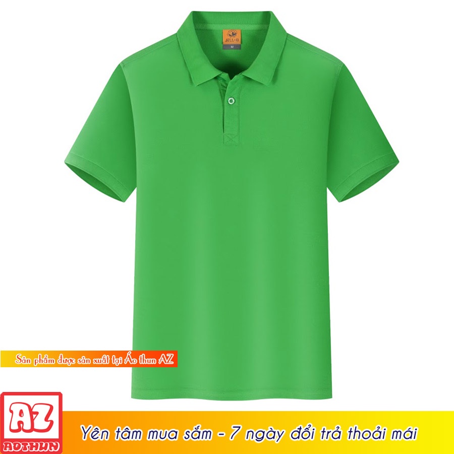 Áo thun polo nam cổ trụ trơn nhiều màu, có bigsize - Vải cá sấu cao cấp
