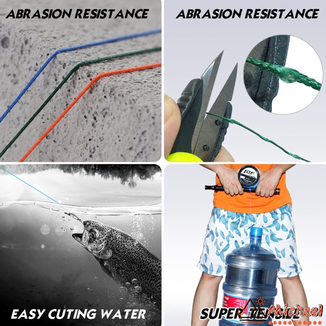 1 Cuộn Dây Câu Cá 100m 4 Sợi Chất Lượng Cao