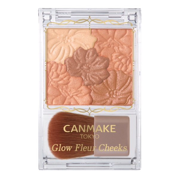 Phấn Má Hồng Canmake Glow Fleur Cheeks 6,3g. #12 Cinnamon Latte Fleur