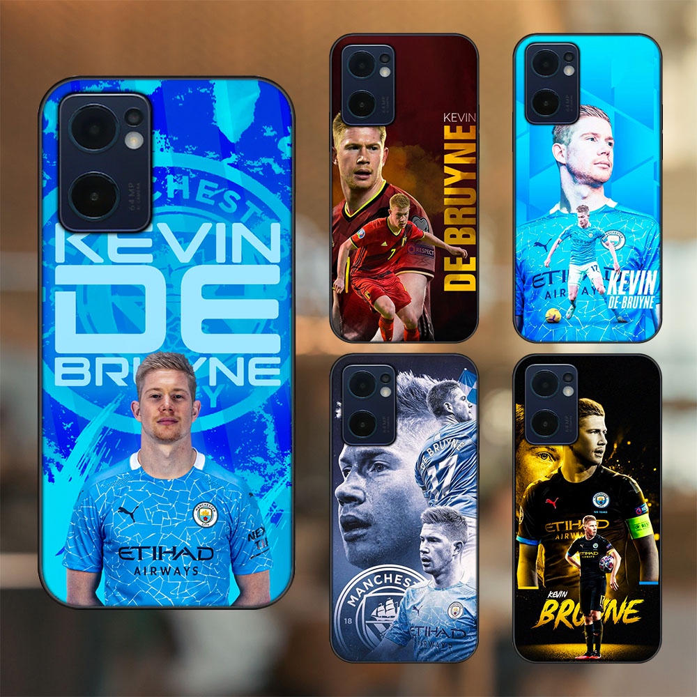 Ốp lưng Oppo Reno 7 5G viền đen in hình Kevin De Bruyne Manchester City MC